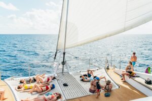From Cairns Great Barrier Reef Cruise by Premium Catamaran