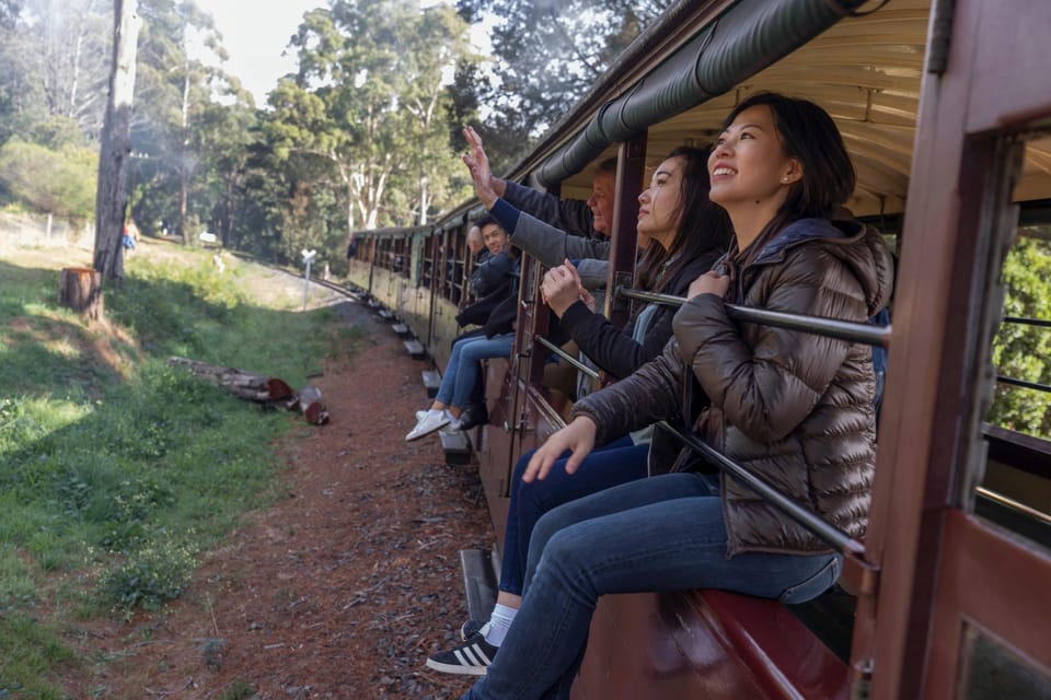 From Melbourne Puffing Billy Train & Penguins Wildlife Tour