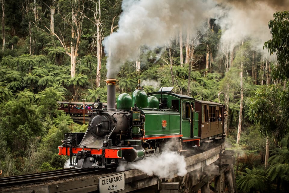 Puffing Billy Railway Heritage Steam Train Journey